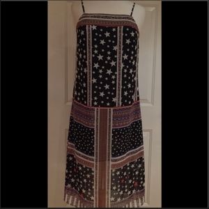 Avec les filles stars and stripes american combo dress size XS new with tags